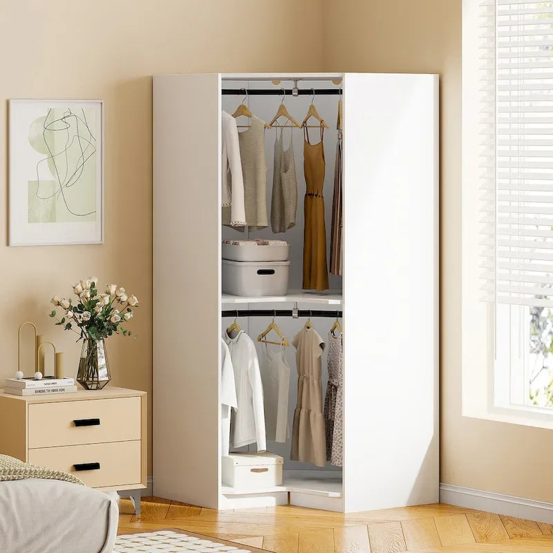 Armoire d'angle Polygon à 2 portes