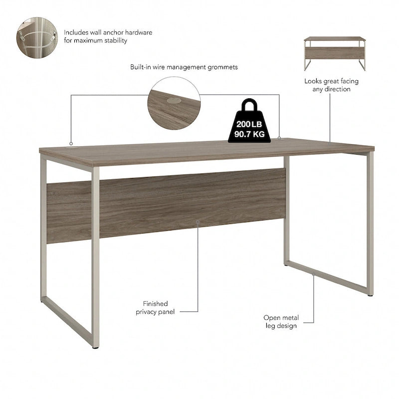 Bureau d'ordinateur 60L x 30P