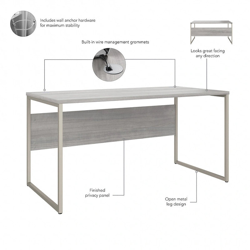 Bureau d'ordinateur 60L x 30P