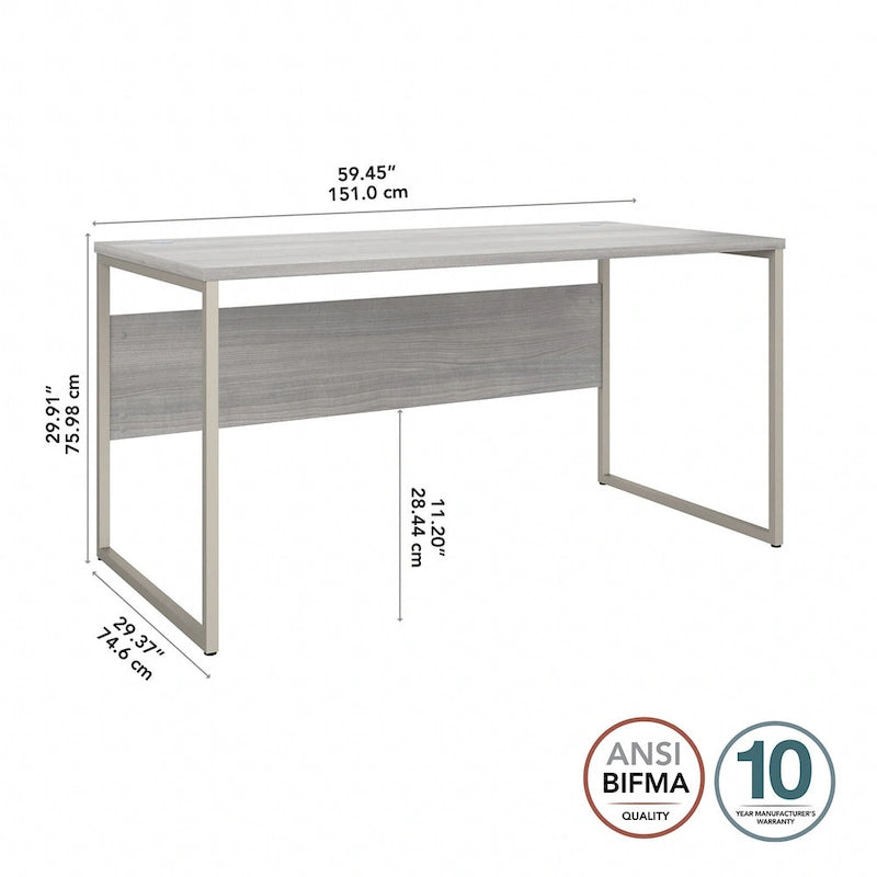 Bureau d'ordinateur 60L x 30P