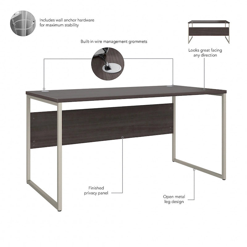 Bureau d'ordinateur 60L x 30P