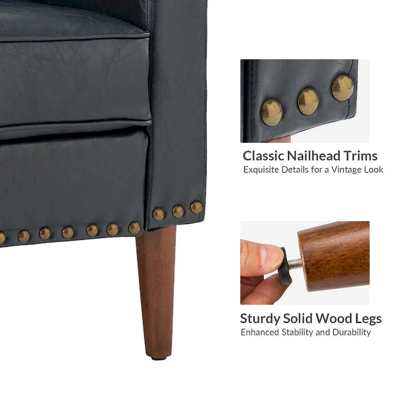 Fauteuil de transition avec accoudoirs inclinés, lot de 2