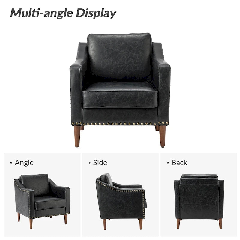Fauteuil de transition avec accoudoirs inclinés, lot de 2