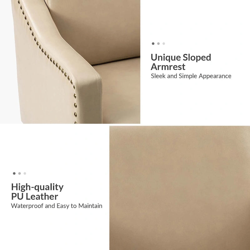 Fauteuil de transition avec accoudoirs inclinés, lot de 2