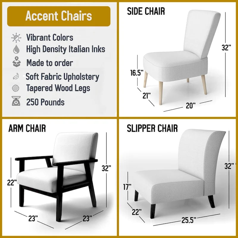 Fauteuil d'appoint et fauteuil rembourrés pour cabine et chalet