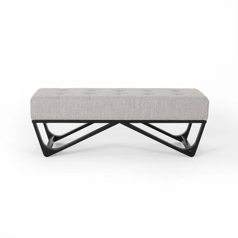 Banc Ottomane en Tissu Contemporain