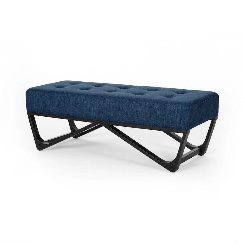 Banc Ottomane en Tissu Contemporain
