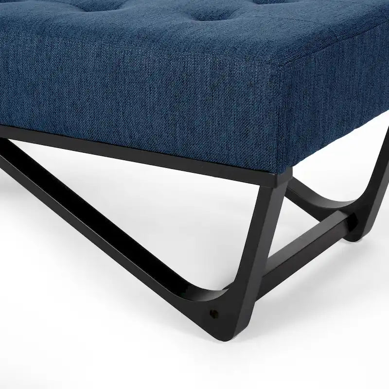 Banc Ottomane en Tissu Contemporain