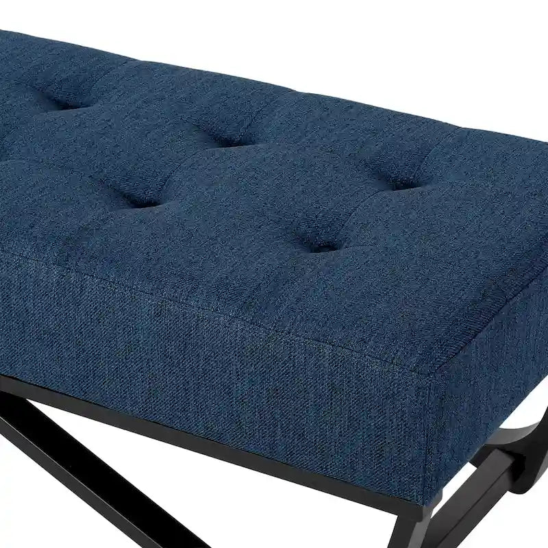 Banc Ottomane en Tissu Contemporain