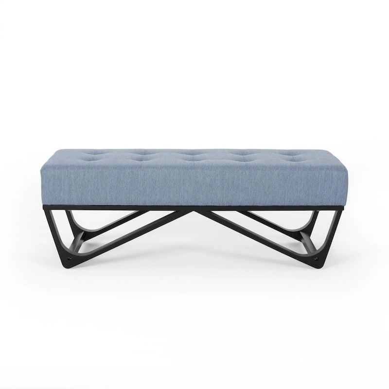 Banc Ottomane en Tissu Contemporain