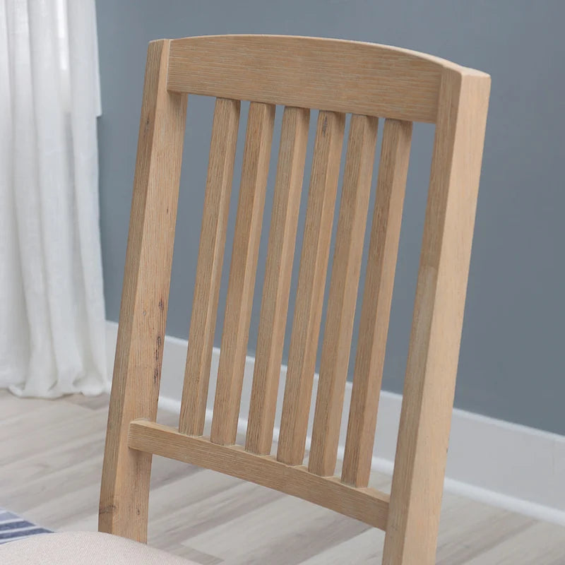 Chaise de salle à manger pliante en bois Mission Grey Wash (lot de 2)