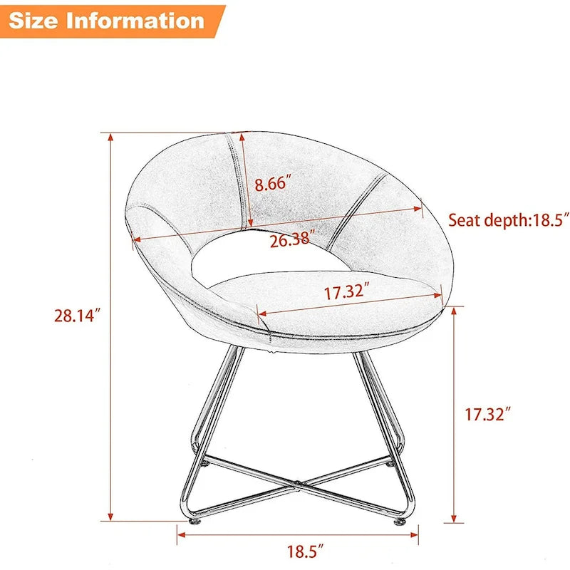 Fauteuil en velours vert, fauteuil d'appoint en velours pour salon, chambre, bureau, canapé simple rembourré.