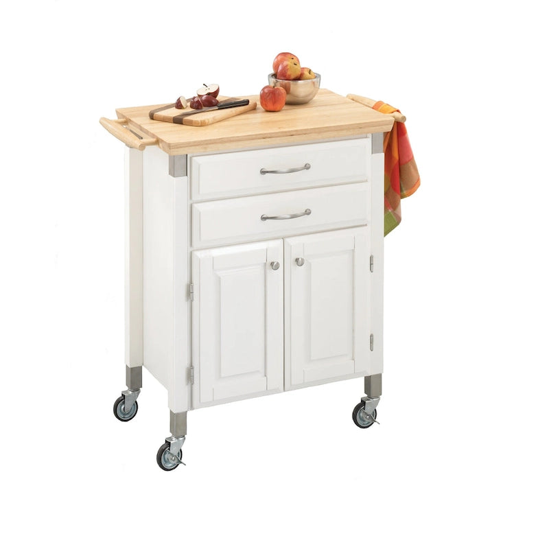 Dessertes de cuisine avec plateau en bois