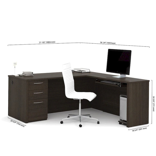 Bureau en L de 71 pouces