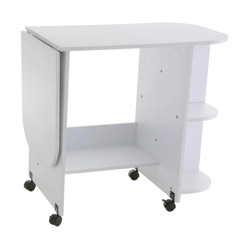 Table blanche pliable pour machine à coudre