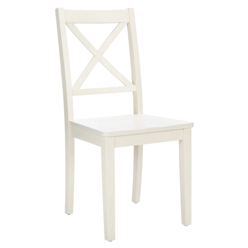Chaise de salle à manger x-Back de style campagnard (ensemble de 2) - 18,4 L x 19,9 P x 37 H - 18Lx20Px37H