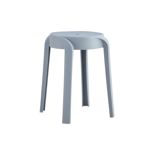 Tabourets de classe empilables (Lot de 6) Tabourets en plastique, Tabourets gigognes, Tabourets ronds colorés, Tabourets flexibles pour l'intérieur et l'extérieur